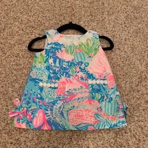 Lilly Pulitzer baby with bloomers